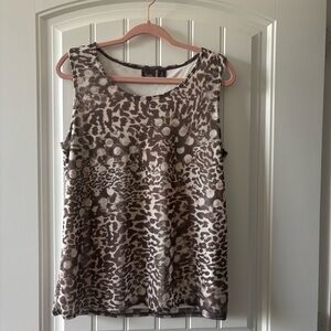 Chico's Animal Print Tank Top